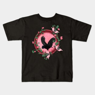 The awesome hybrid crowcat Kids T-Shirt